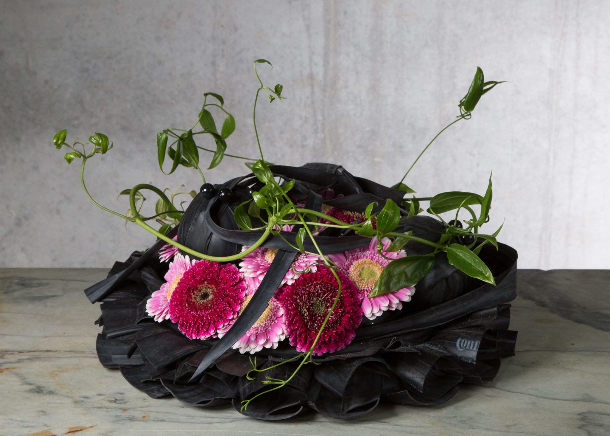 Black funeral flower arrangement | Flower Factor