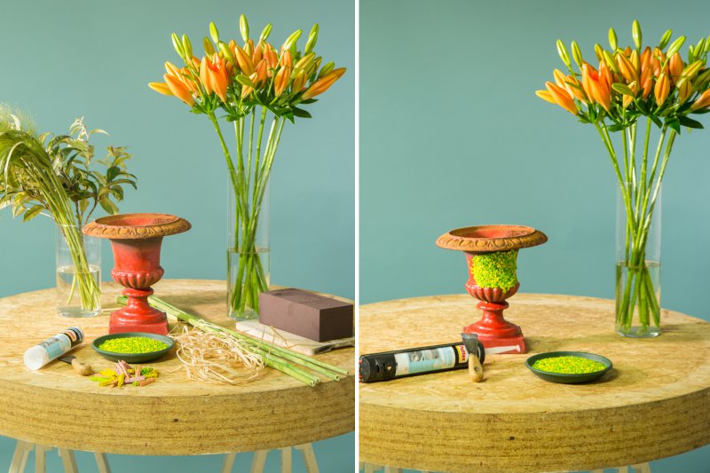 Step by Step Summery Sunderland lily arrangement Flower Factor