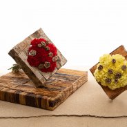 Square Dianthus bouquet