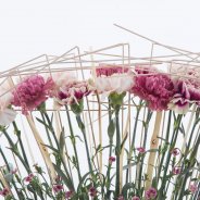 Boat with Dianthus middle piece Close-up