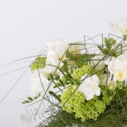Airy Freesia bouquet close-up