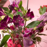sweet Alstroemeria field bouquet