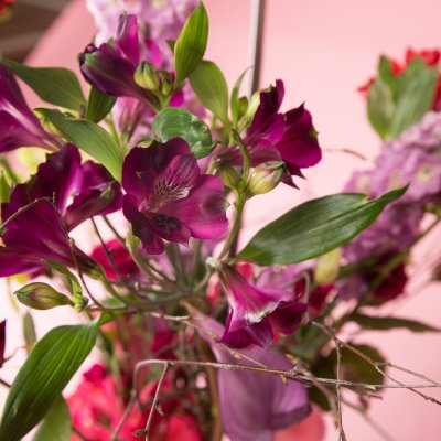 Sweet Alstroemeria field bouquet