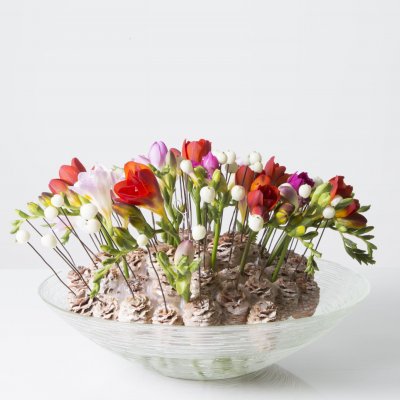 Freesia pin cushion