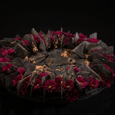 Wreath with Purple Star