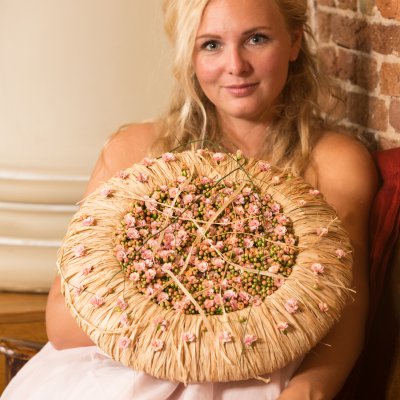 Rustic wedding design with Kalanchoe