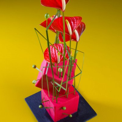 Colourful geometric design