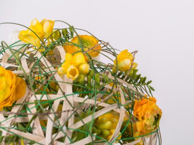 Spherical Freesia bouquet