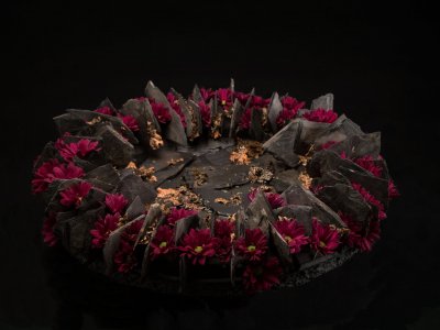 Wreath with Purple Star Wreath with Purple Star