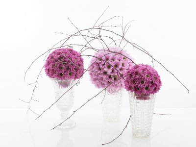 Floral spheres with pretty Prada Sweet