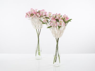Simple romantic Alstroemeria bouquet