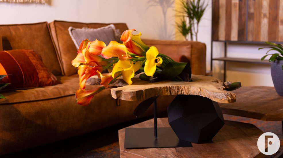 Calla in a tough interior style