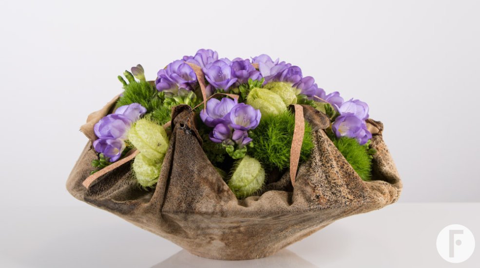 A bowl of Freesia