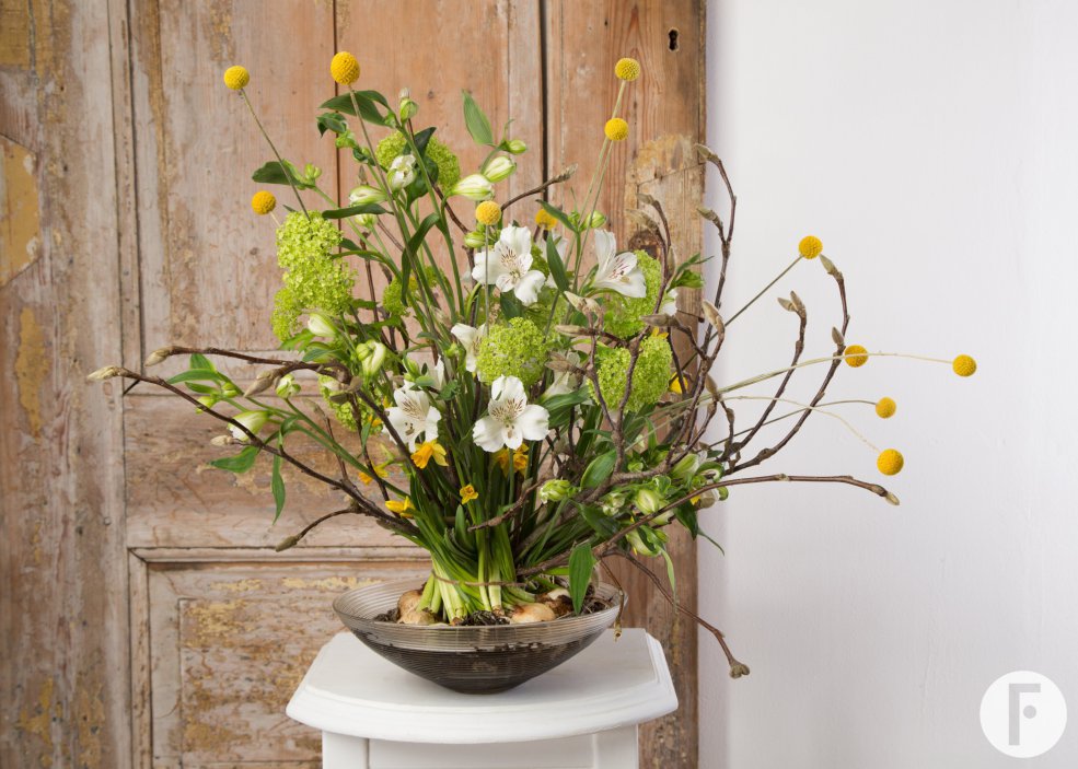 Alstroemeria spring bouquet