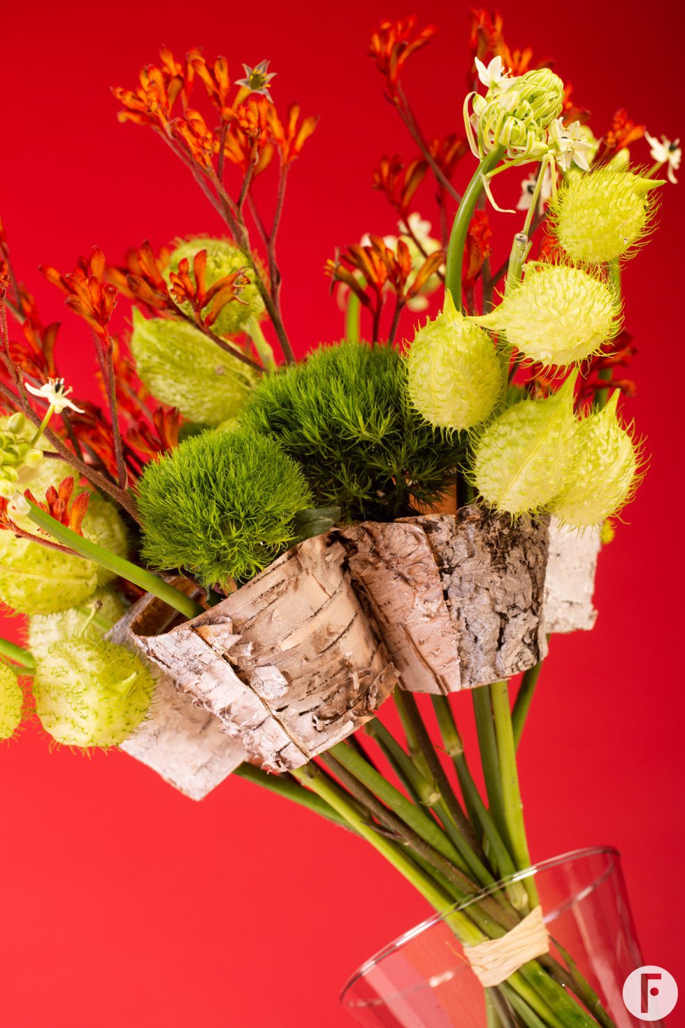 Christmas frame bouquet - Pim van den Akker - Flower Factor