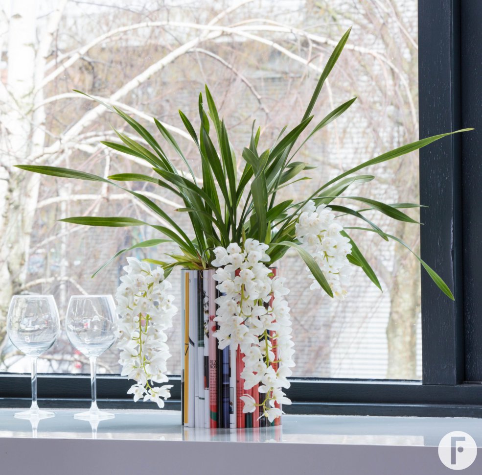 Fris interieur idee met de Ice Cascade Cymbidium