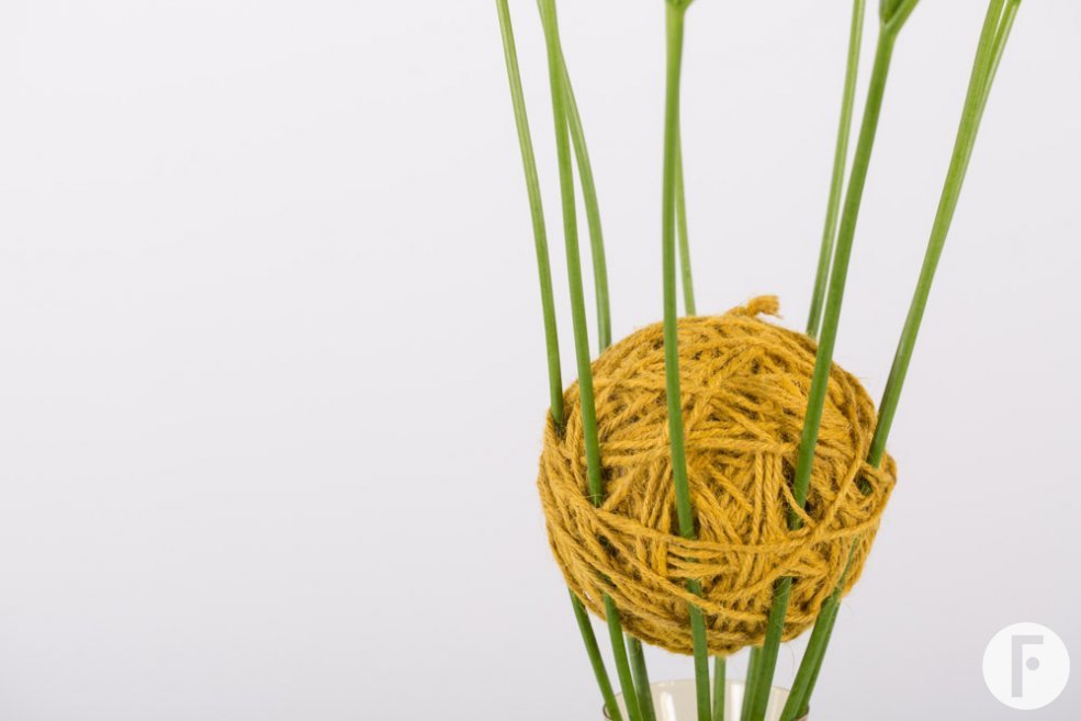 A close-knit Freesia construction detail