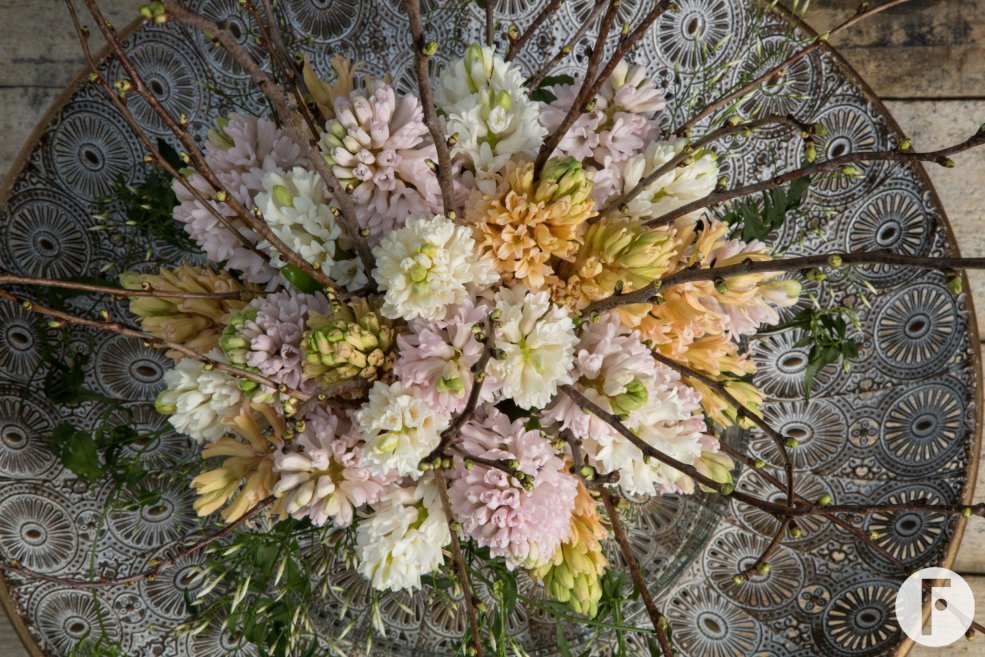Scent of spring Hyacinth bouquet by Inge Quint