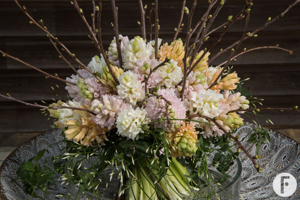 Scent of spring Hyacinth bouquet by Inge Quint