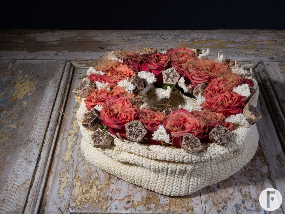 funeral rose arrangement Pim van den Akker