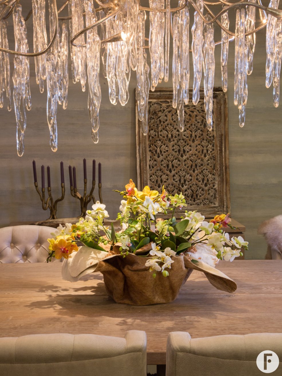 orchid centerpiece Pim van den Akker Flower Factor Optiflor