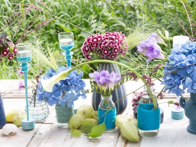 Table a la Francaise - summer feeling outside