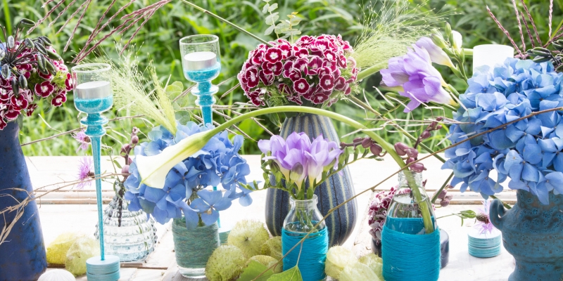 Table a la Francaise - summer feeling outside