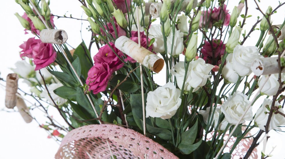 Van der Lught waaier boeket close