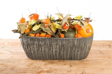 Orange fall arrangement