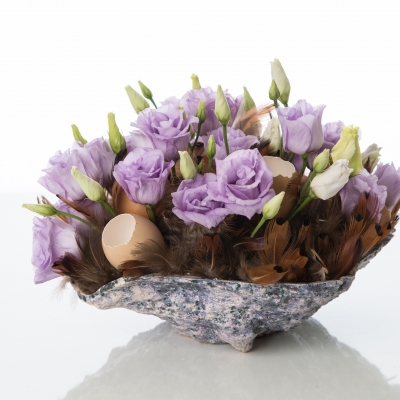 Feathery flower arrangement