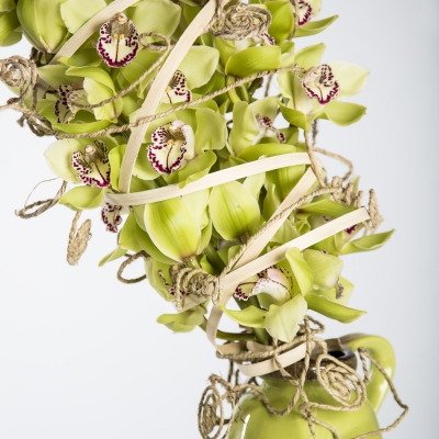 Flower arrangement with Cymbidium
