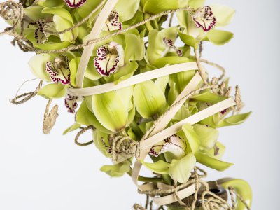 Flower arrangement with Cymbidium