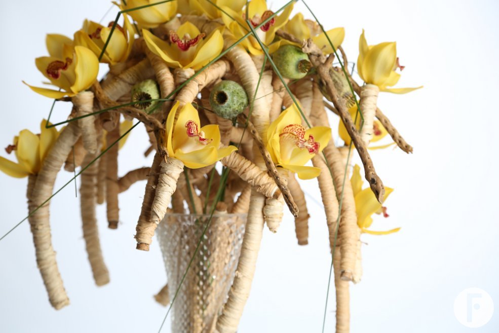 Cymbidium Easter arrangement Pim van den Akker - Flower Factor 