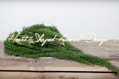 A Heart Shaped Funeral design