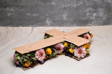 Funeral Flower Cross