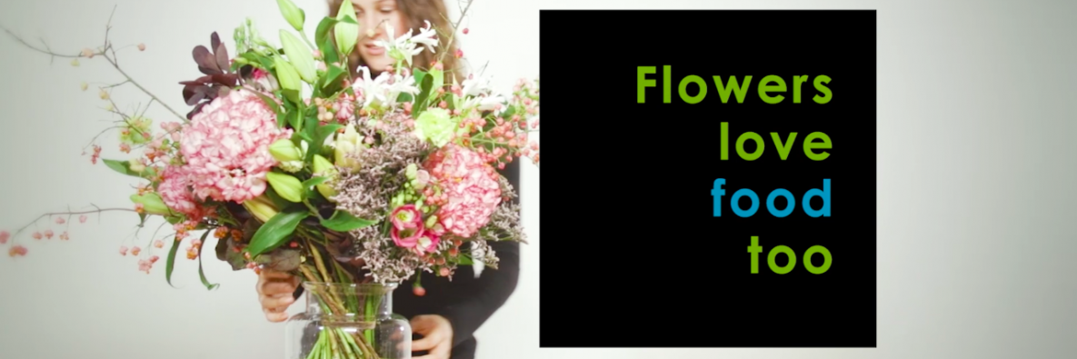 Did you know... Flowers love food too Did you know... Flowers love food too