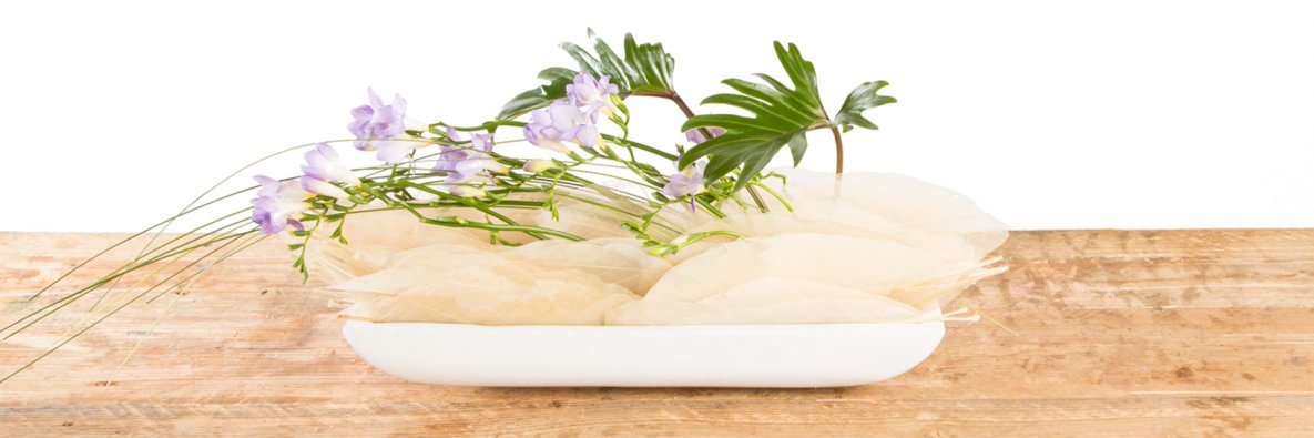 Freesia table arrangement