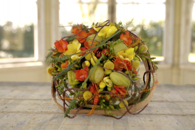 Colorful wedding bouquet