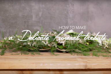 Delicate Funeral Tribute
