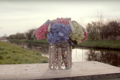 Hydrangea bouquet with a twist
