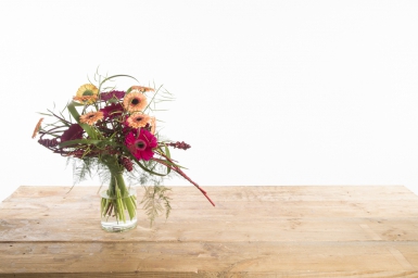 Heart shaped Gerbera bouquet