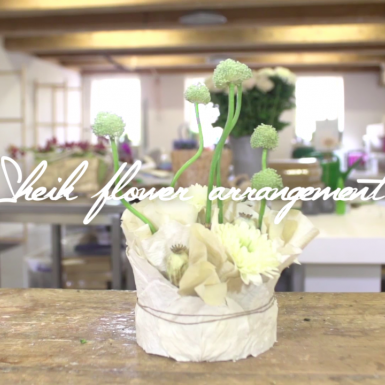 a Sheik flower arrangement