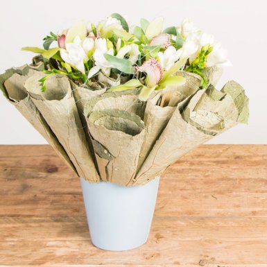 Dried leaves structure