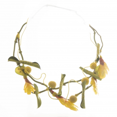 Sunny necklace with Vriesea Evita