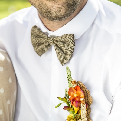 Boutonniere with freesia