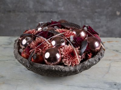 Pink and Red Christmas arrangement Pink and Red Christmas arrangement