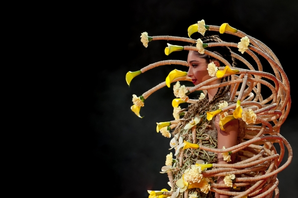 Dress with 'tentacles'