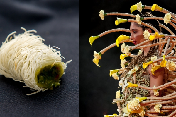 Dress with 'tentacles'