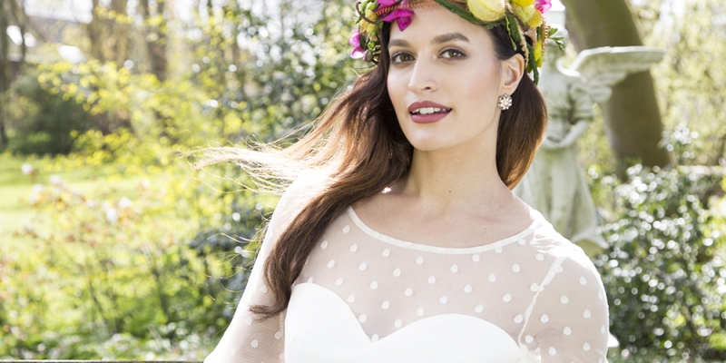 Colorful crown with purple details
