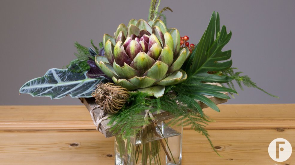 bouquet in picture frame Pim van den Akker